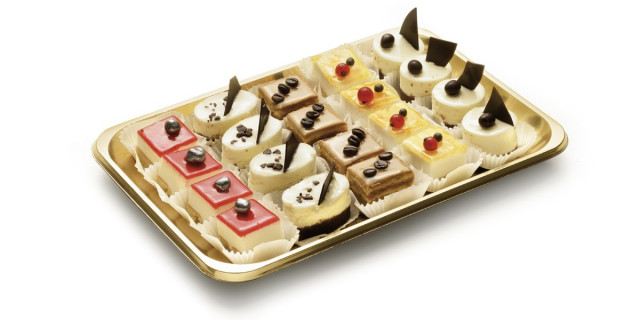 Vassoi Porta Paste Kadò Dorati - Confezione Da 100 Pezzi, Ideali Per Pasticceria E Eventi - Foto 2