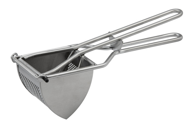 Schiacciapatate In Acciaio Inossidabile - Lunghezza 30 Cm | Facile Da Pulire E Resistente | Per Purea E Vellutate - Foto 6