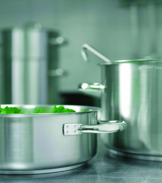 Agnelli Casseruola Alta 20 Cm Acciaio Alu-inox 1 Manico - Bartolini Firenze