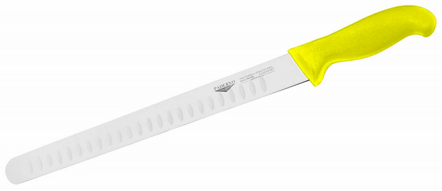 Acciaio Ice Hardening Paderno 18010-36 Coltello Prosciutto Alveolato 36 cm 