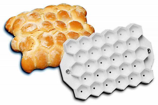 Stampo Per Pane A Forma Di Tartaruga Esagonale Paderno - 14x11 Cm, Design Italiano, Per Panini - Foto 14