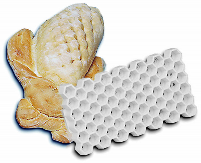 Stampo Per Pane A Forma Di Tartaruga Esagonale Paderno - 14x11 Cm, Design Italiano, Per Panini - Foto 11