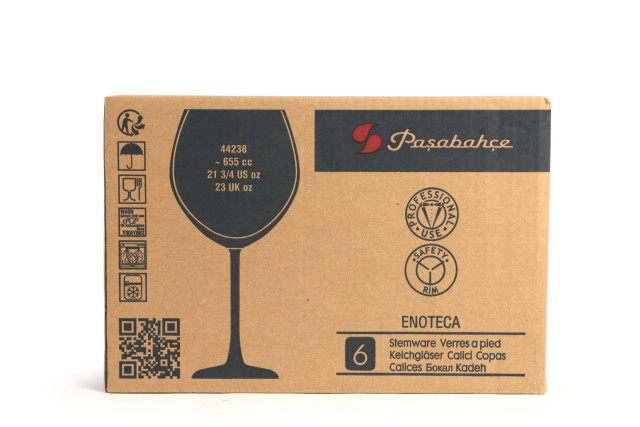 Pasabahce Set 6 Calici in Vetro Enoteca Brunello, 63cl