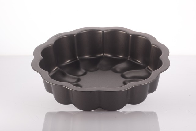 6 Stampi Per Crostatine A Forma Di Fiore In Acciaio Inox - Antiaderenti Per Muffin, Torte E Uova - 6,1 Cm